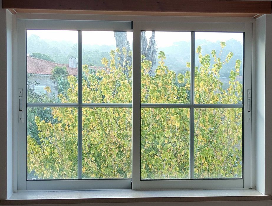 Janelas de Alumínio - Vidro Duplo - De Correr - 6 Unidades