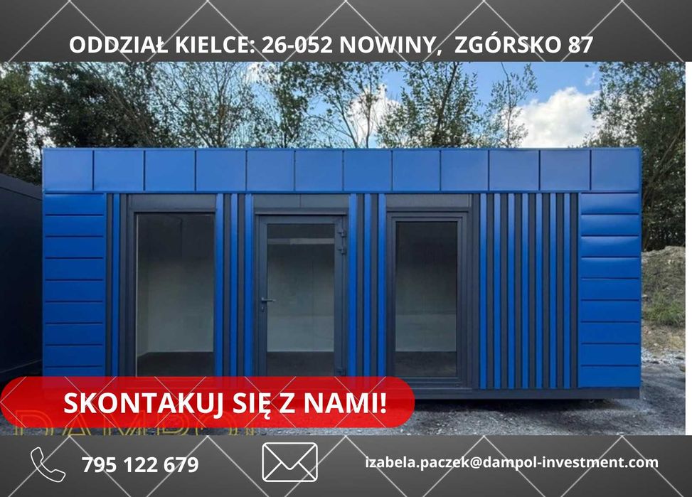 Pawilon /Kontener Handlowy Biurowy 700x300