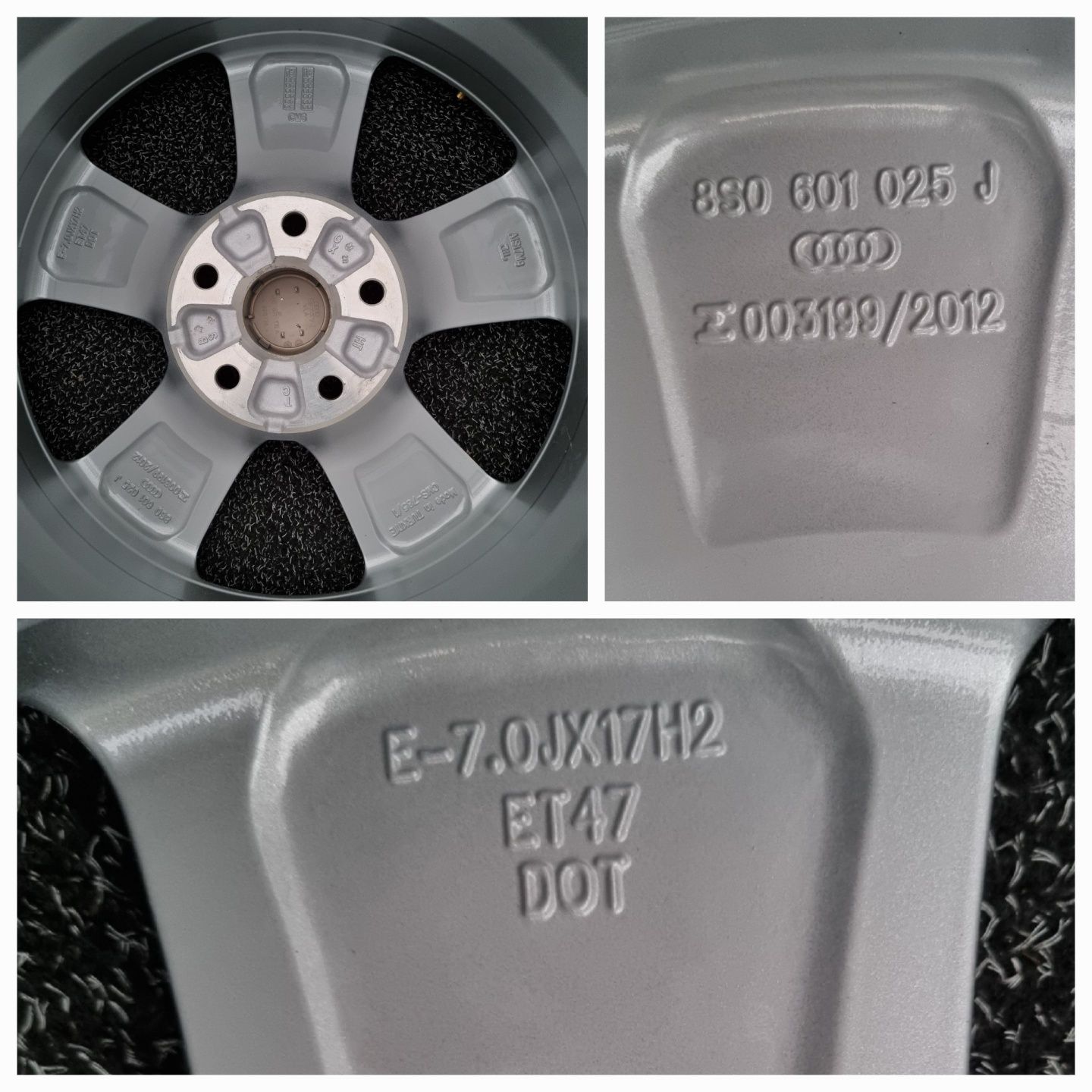 Felgi Alu 17" Audi TT A3 8V 8P Q2 A4 B7 B6 A6 C6 C5 5x112 Oryginalne