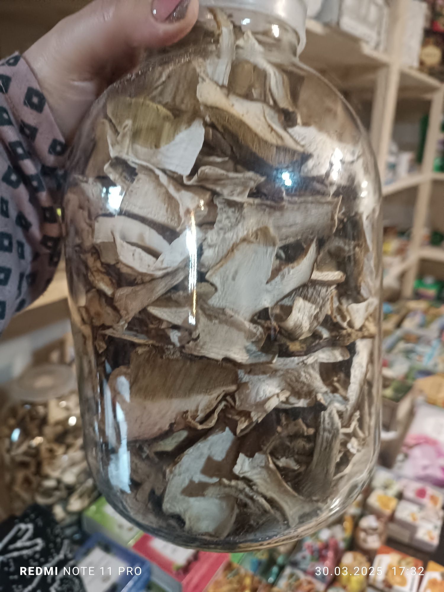 Сушеные грибы белые