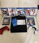 Konsola Sony PS4 CUH-1216B + 7 gier
