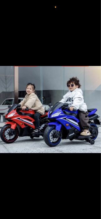 Дитячі електромобілі та мотоцикли