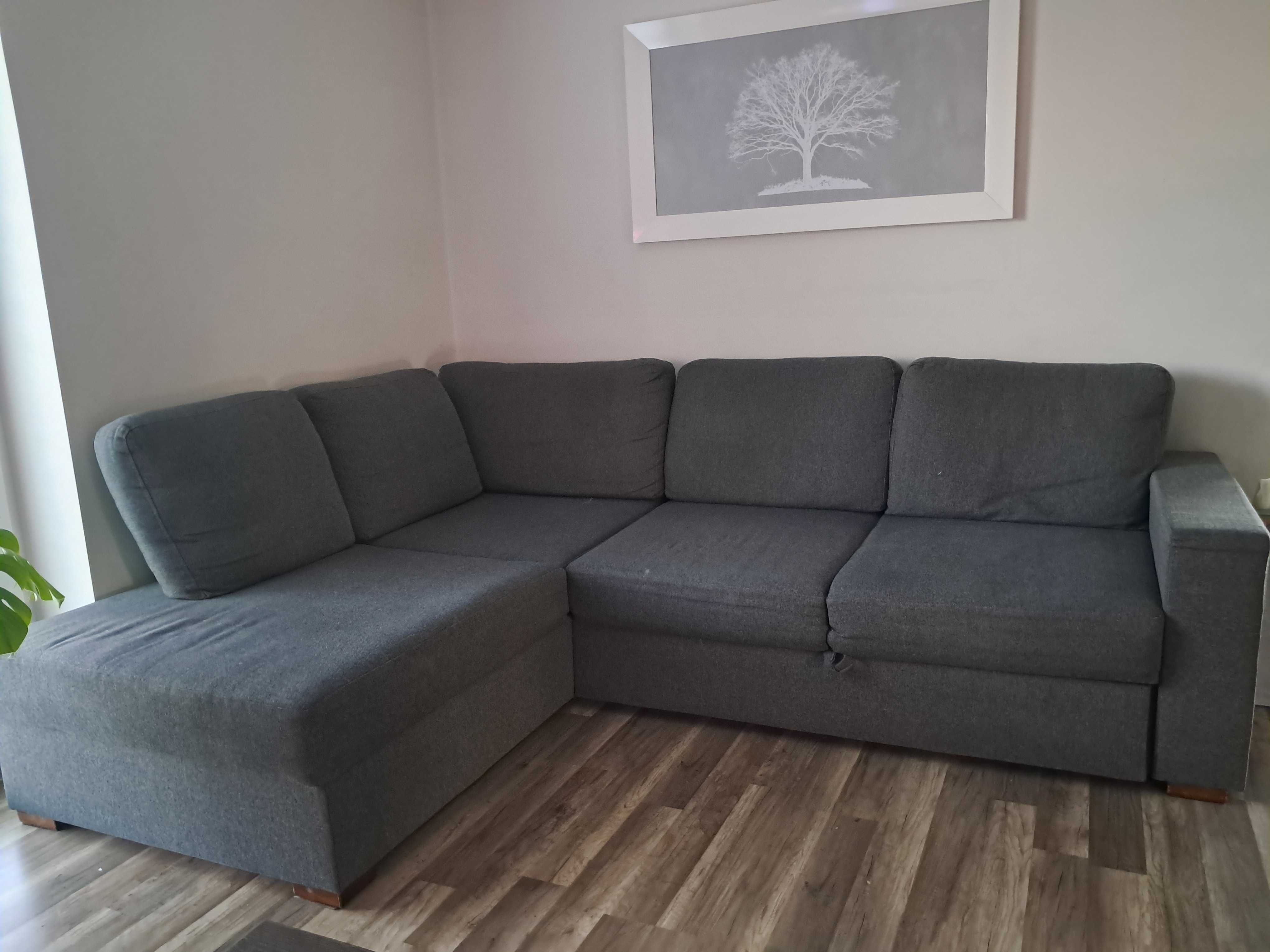 Narożnik z funkcją spania
