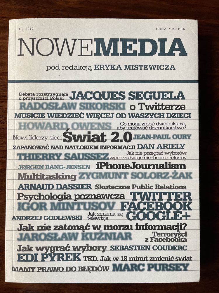 Nowe Media pod redakcją Eryka Mistewicza