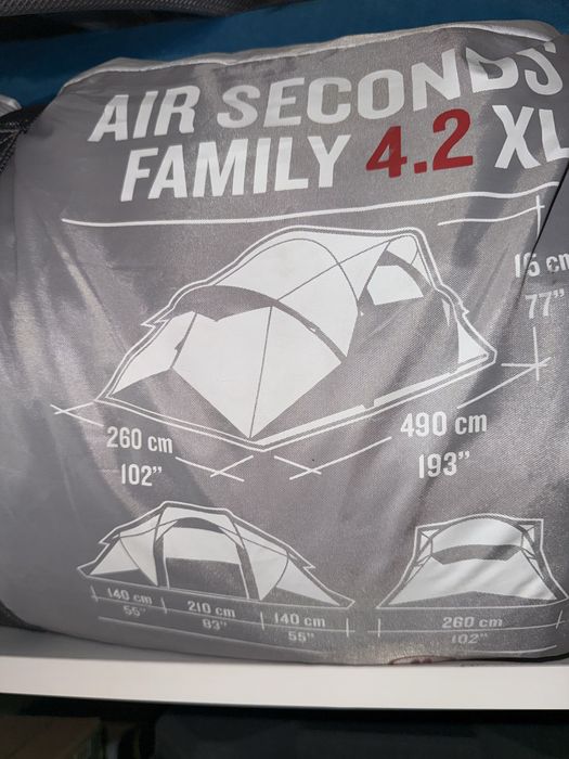 Tenda Air seconds 4.2 family XL fresh and black