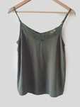 Jacqueline de young Zielony top z wiskozy xs