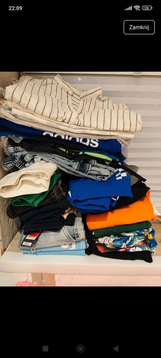 Witam sprzedam pakę ubrań 98 104