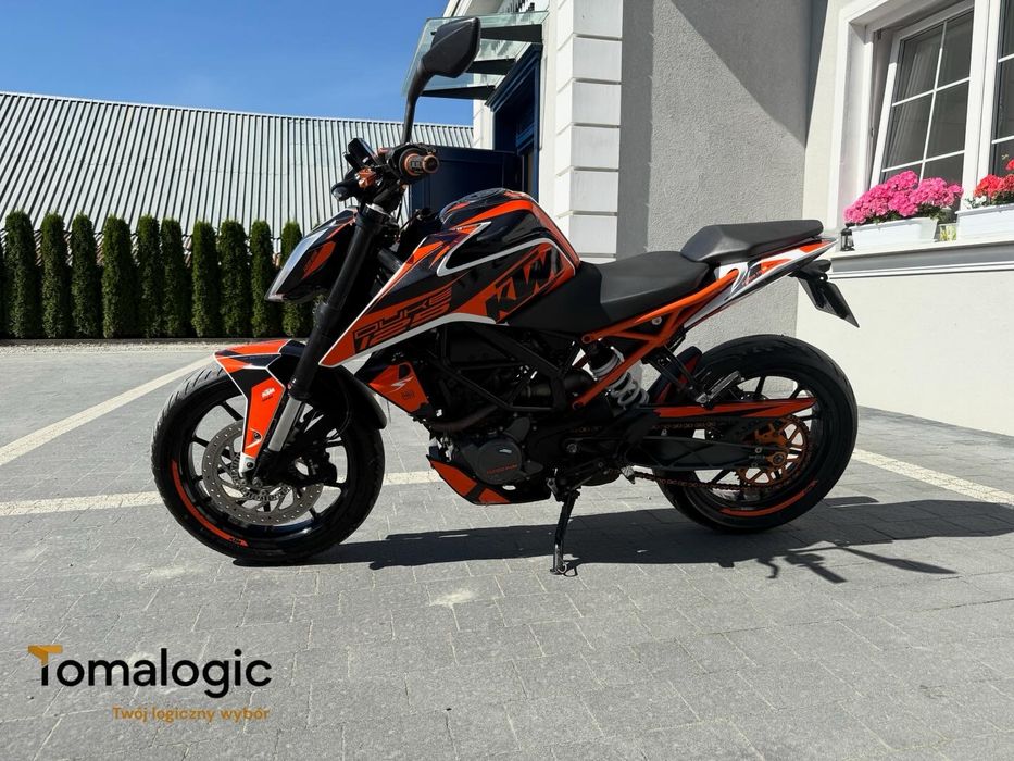 KTM duke 125 serwis z Norwegii super stan