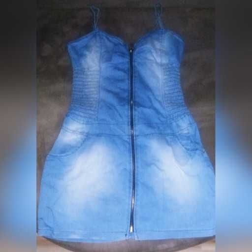 Sukienka Jeansowa 36 S