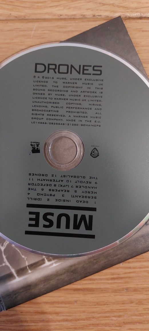 Muse, drones 2015 CD