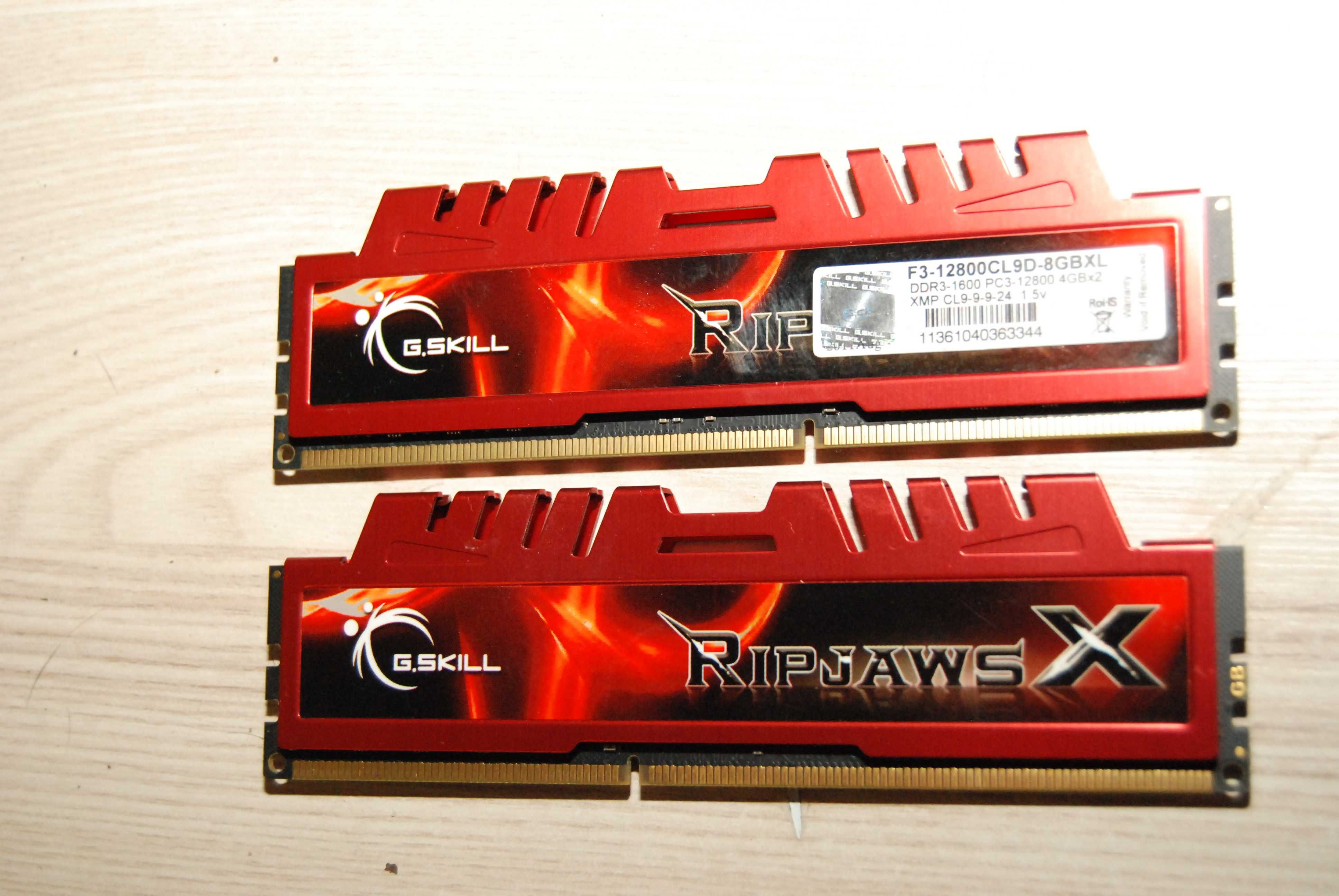 Pamięć RAM DDR3 G.SKILL F3-12800CL 2x4GB=8GB