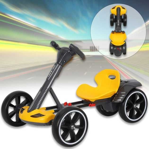 Детский электромобиль Go-Kart складной Электрокарт с EVA колесами