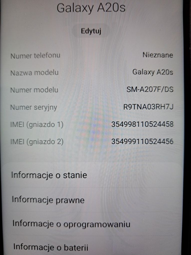 Telefon  samsung galaxy A20s