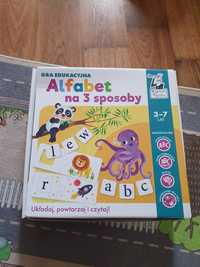 Gra edukacyjna - alfabet na 3 sposoby