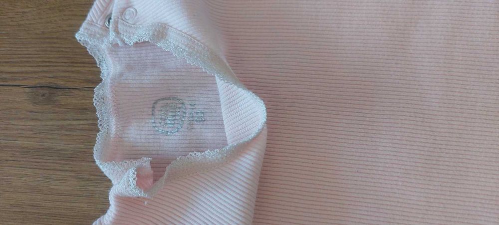 Różowe body, dziewczęce, na krótki rękaw, r. 92, Cool Club, jak nowe