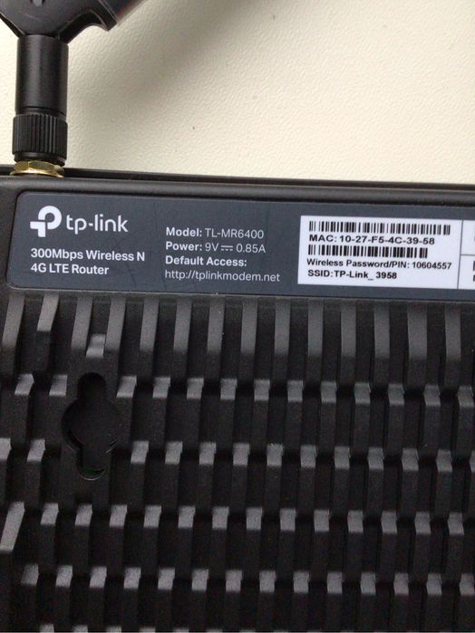 Tp-link роутер TL-MR6400