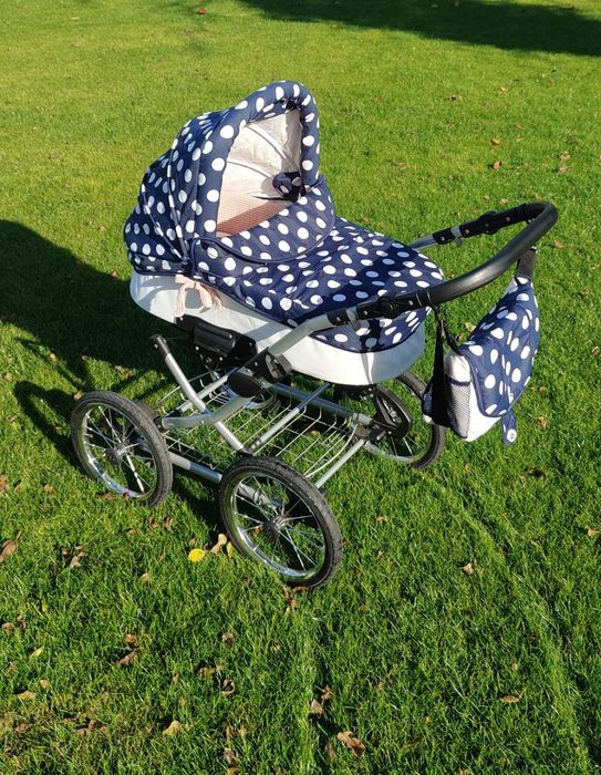 Wózek dziecięcy głęboki gondola retro
