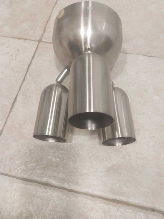 Lampa, plafon Ikea Forkast, trzy reflektory.