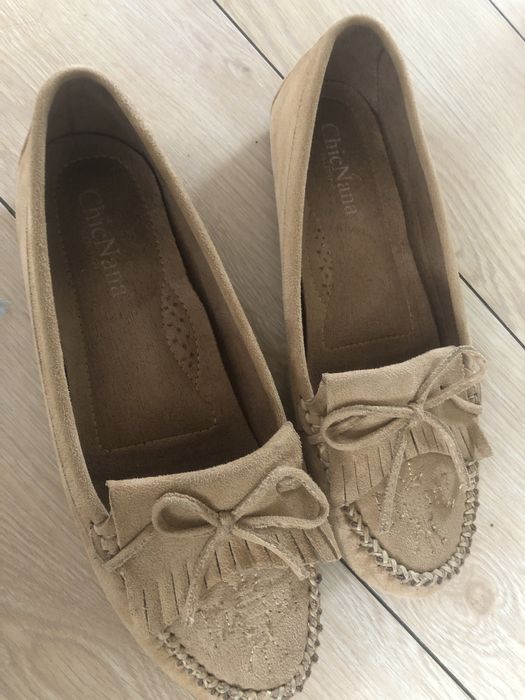 Mokasyny zamszowe r38