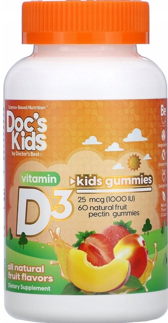Suplement diety Doctor's Best Vitamin D3 60 żelek
