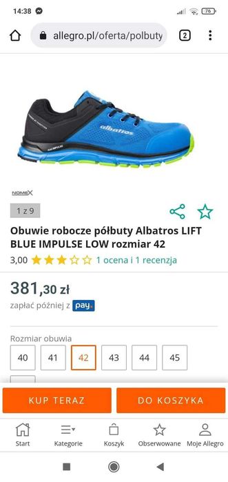 Sprzedam buty robocze