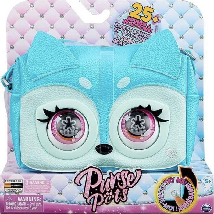 Інтерактивна сумочка Purse Pets Fierce Fox Блакитна лисиця