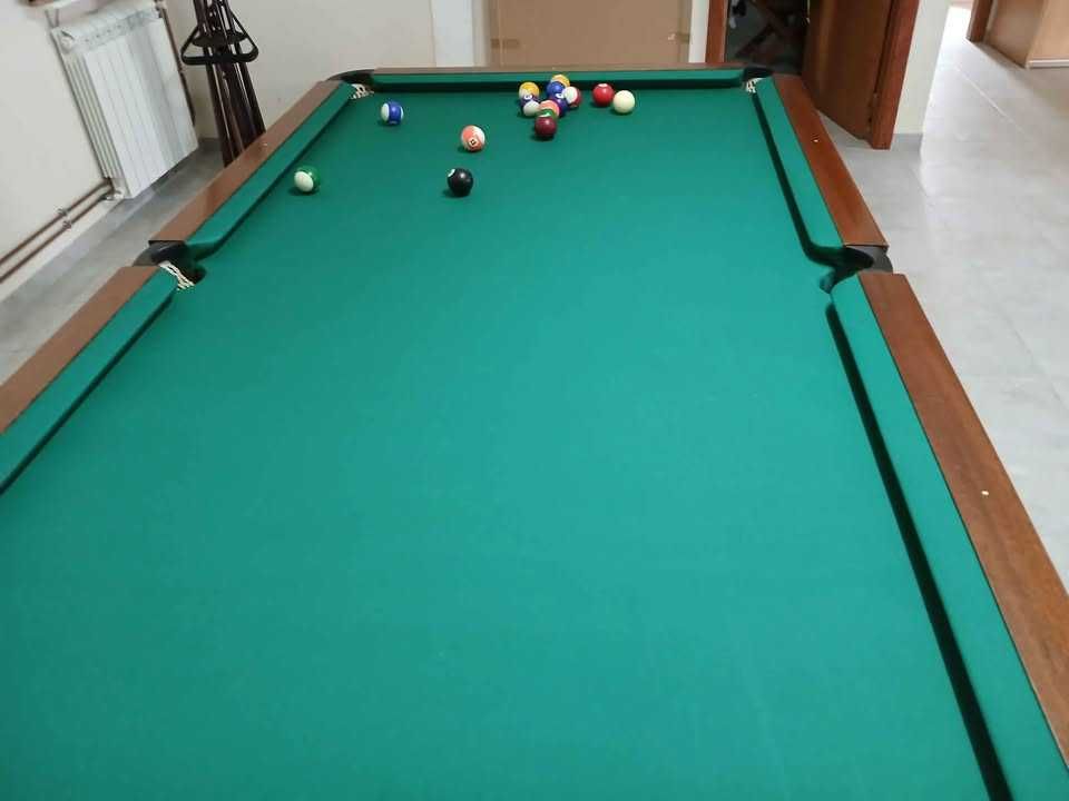 mesa de snooker impecável