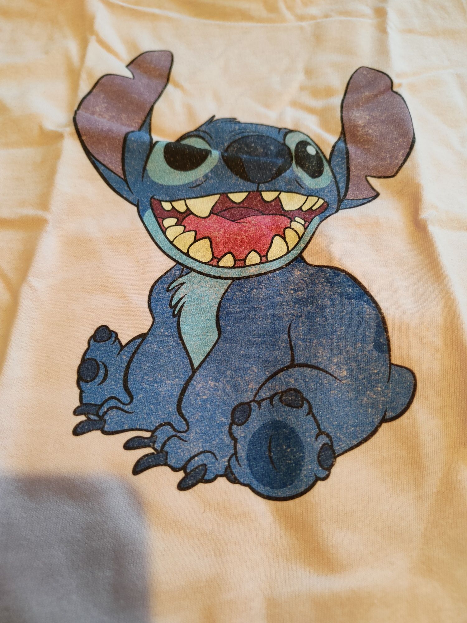 Koszulka t-shirt dla dziewczynki różowa Stitch Disney NOWA rozm. 104