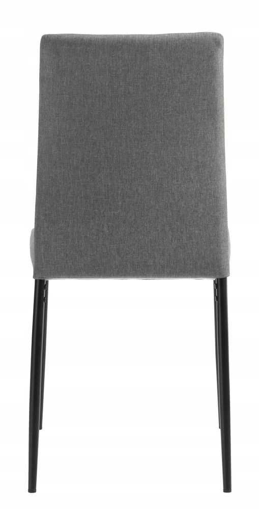 Krzesło szare tapicerowane