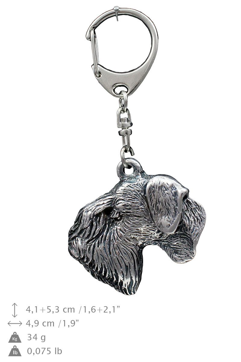 Terier czeski brelok posrebrzany Art-Dog