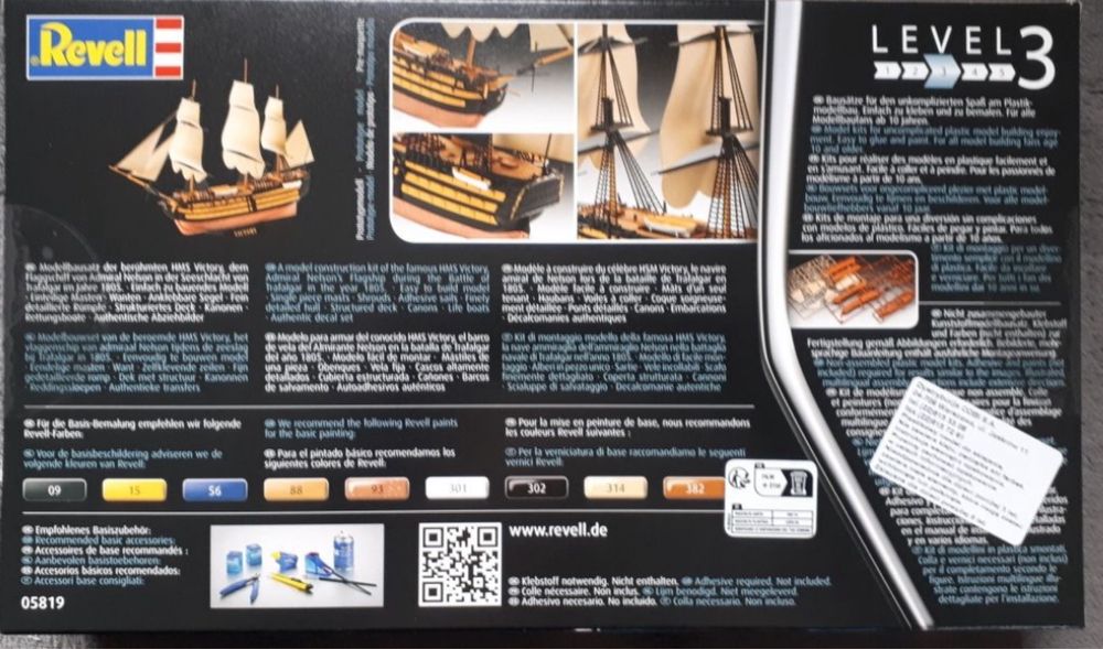 Model do sklejania Revell 05819 HMS Victory