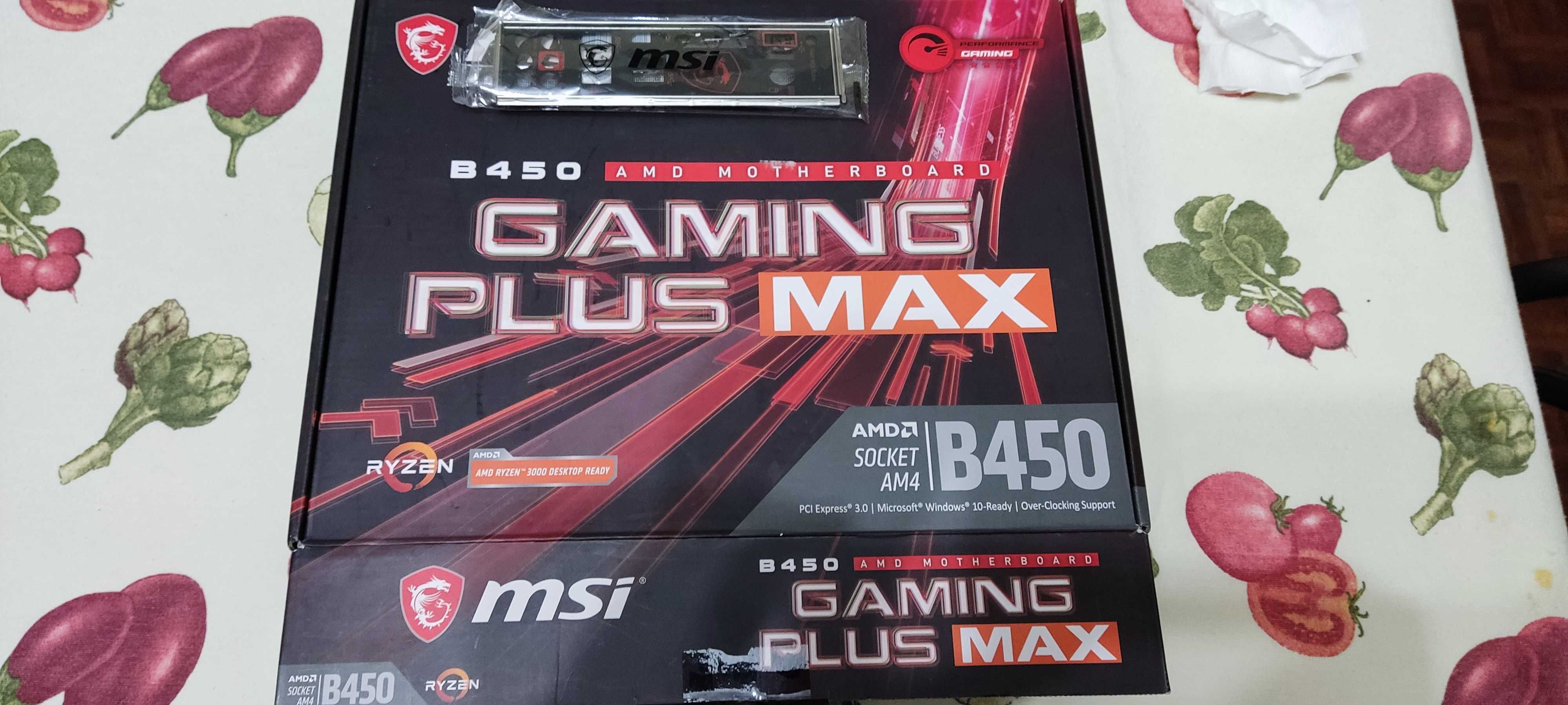 Board msi b450 gaming plus max