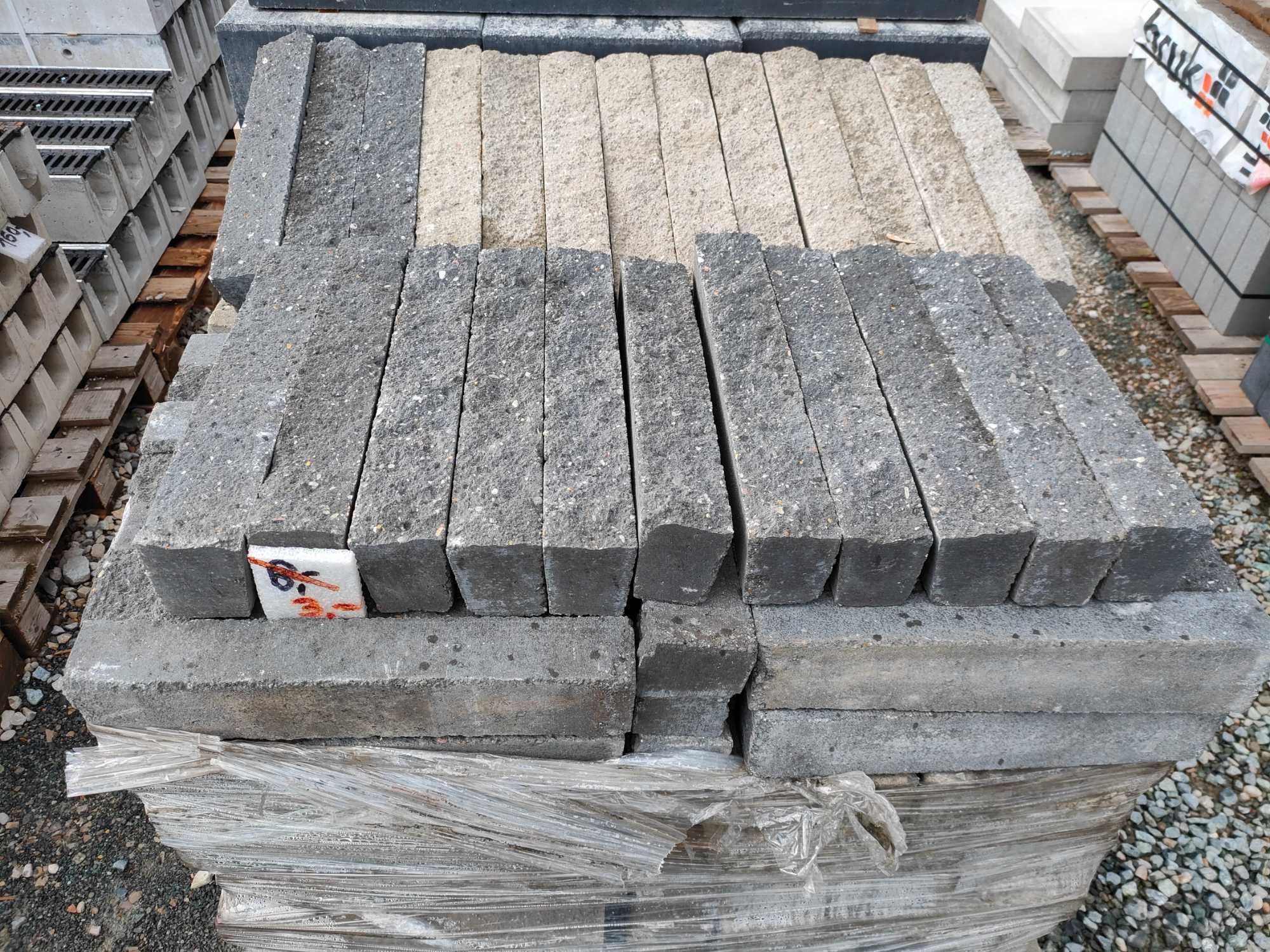 Ogranicznik do rabatek rozdzielacz do grządek palisada betonowa