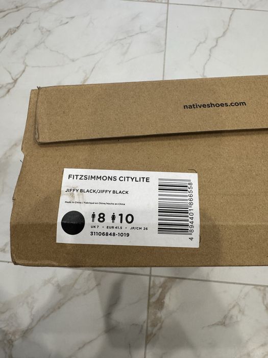 Native розмір 41.5 26см. Оригінал. Комплект. Чорний колір. Зима