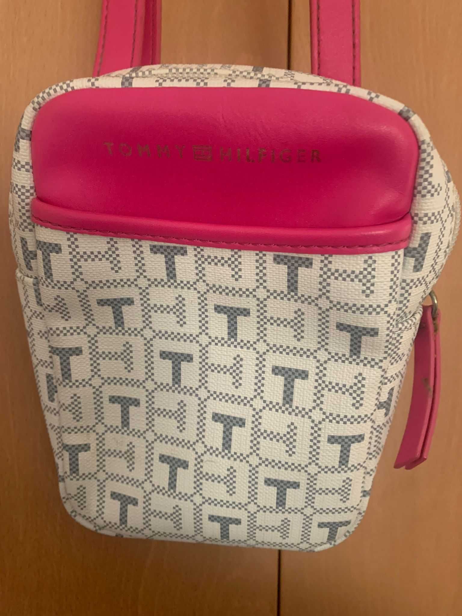 Tommy Hilfiger Monograma Rosa - Bolsa tiracolo