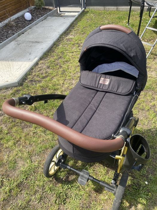Wózek 3w1 musse babyactive złoty czarny