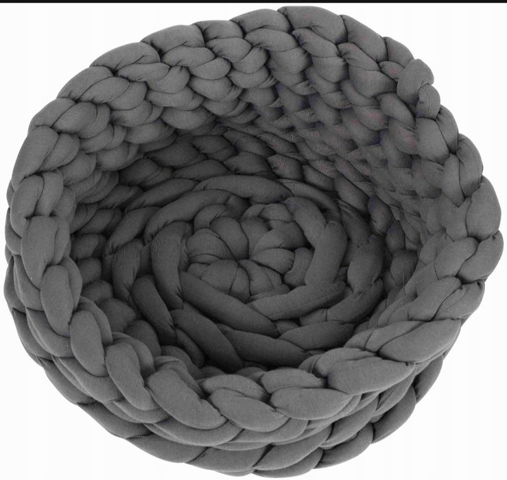 pleciony kosz legowisko dla psa kota 60x60