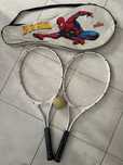 Raquetes de ténis com bola Spiderman