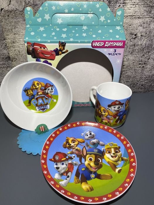 Набір посуду для дітей 3 предмети Minecraft Майнкрафт