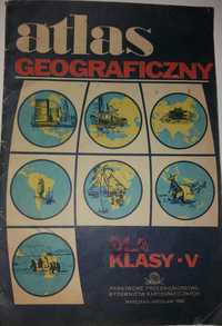 Atlas geograficzny 1986 dla klasy V