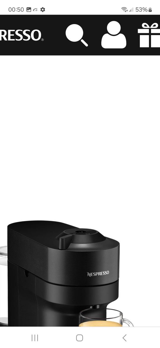 Máquina nespresso vertuo pop