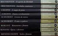 CDs coleção Os Grandes Mestres da Música Clássica: Primeiro Romantismo
