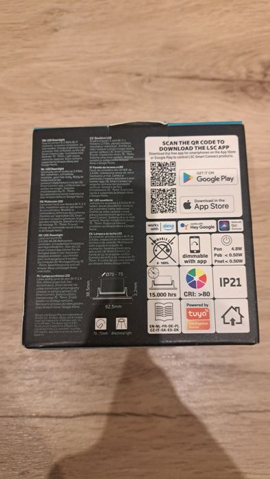 Oczko LED Smart Connect Białe 4 szt.