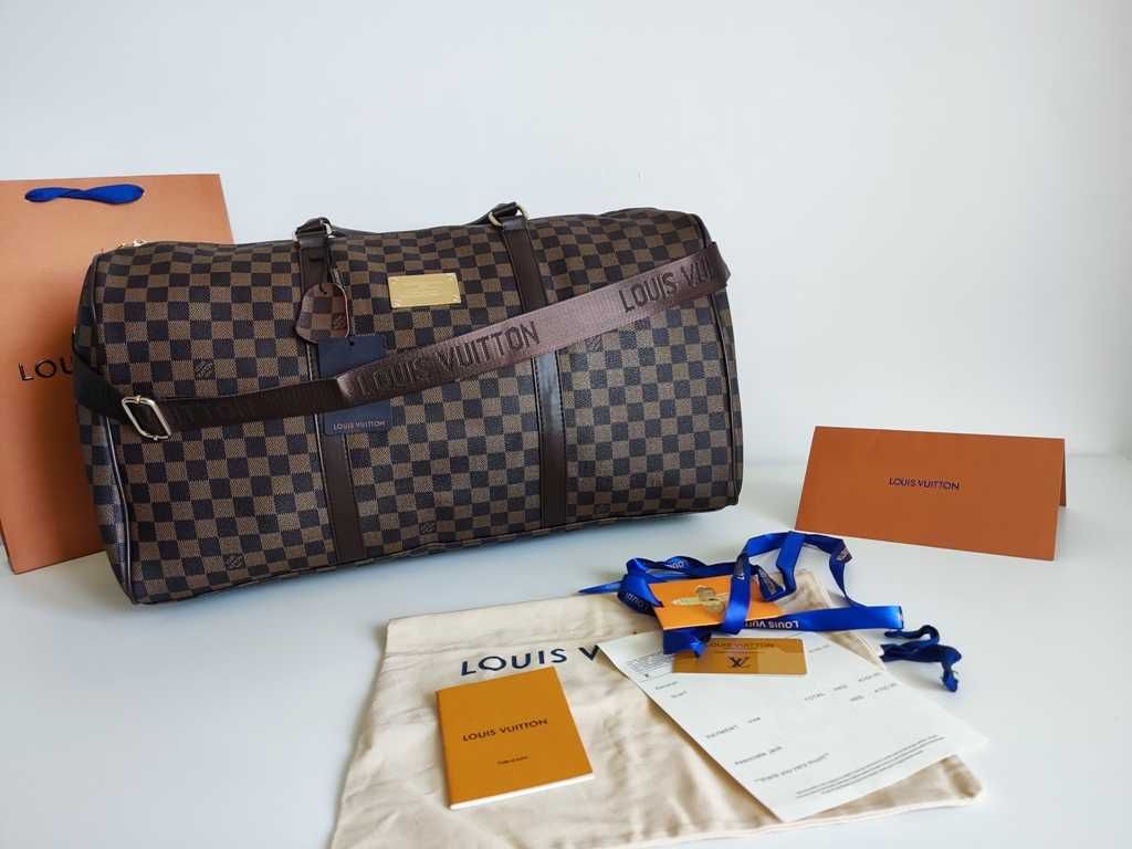 Louis Vuitton Torba podróżna, na siłownię, weekendowa, skóra 56-53