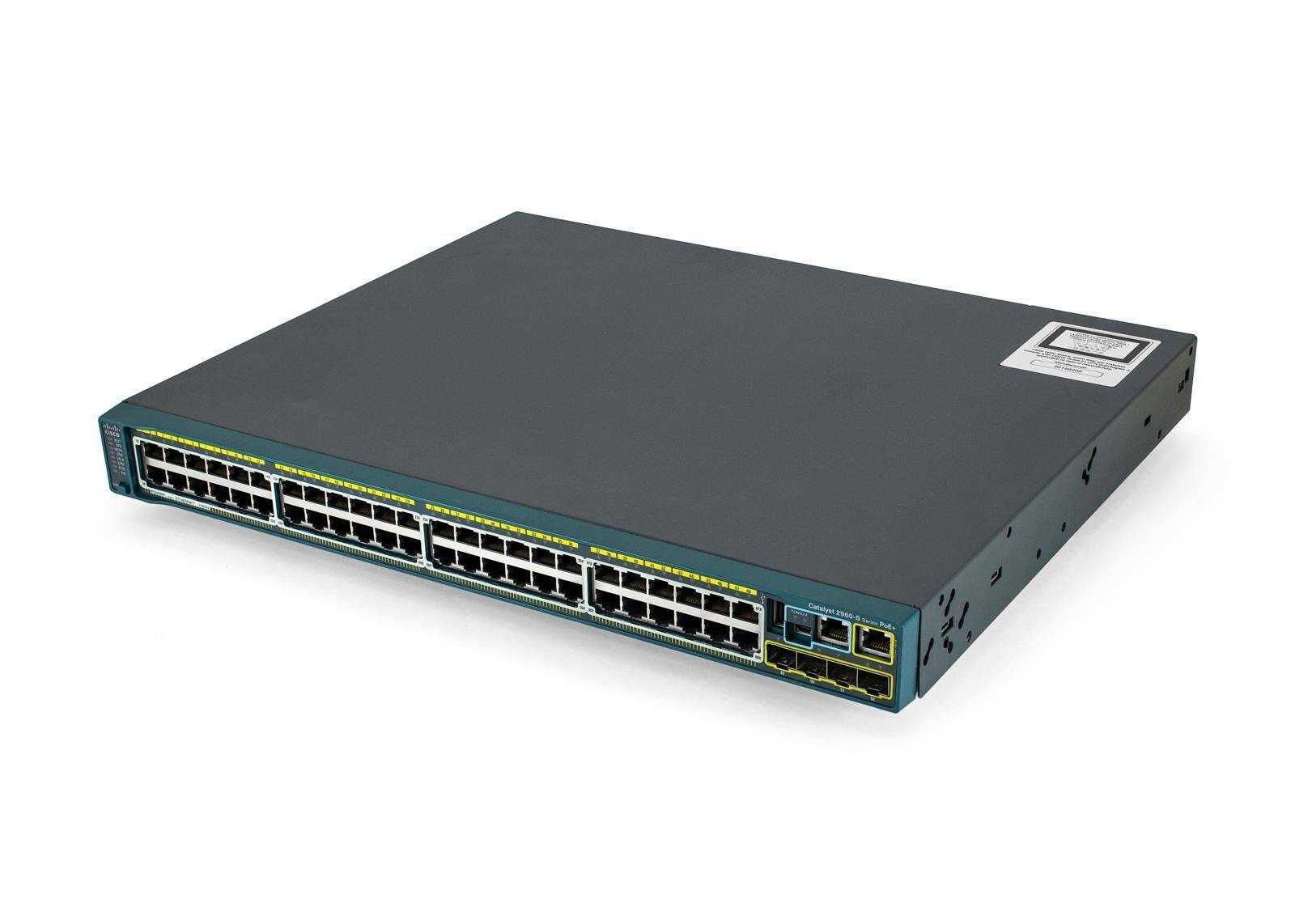 Комутатор Cisco Catalyst WS-C2960S-48FPS-L Є КІЛЬКІСТЬ