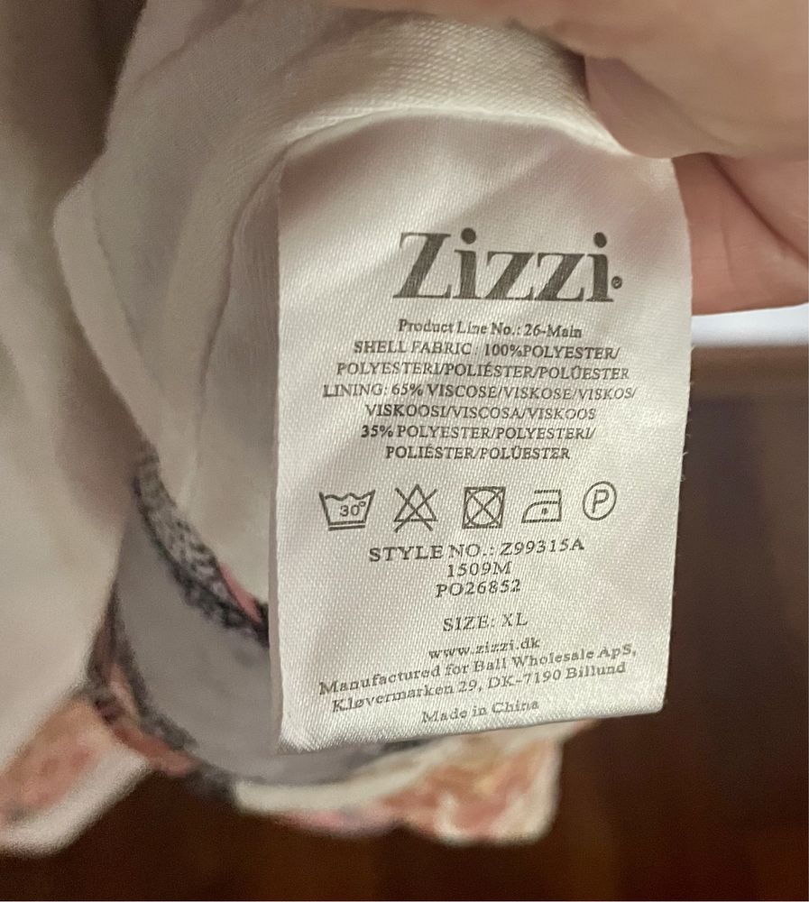 Sukienka Letnia zwiewna plus size Zizzi Plus size XL 48 nietoperz