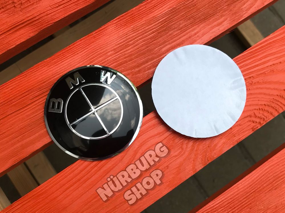 Алюминиевая наклейка на эмблему багажника BMW E46 универсал значок
