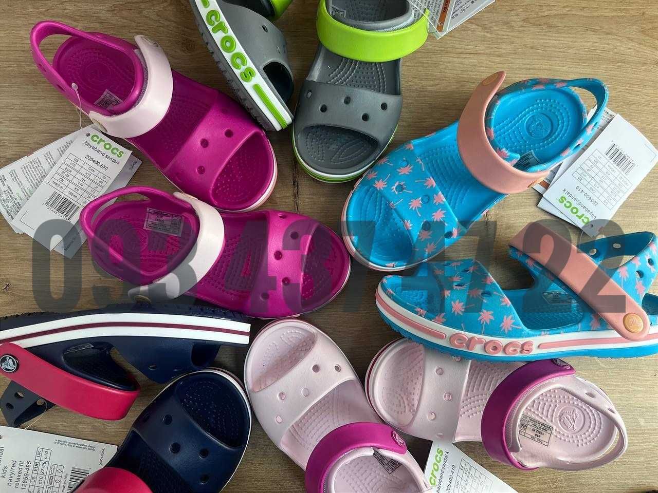 Дитячі Сандалі Crocs Sandal Kids Crocband/Bayaband Лідер Продажів
