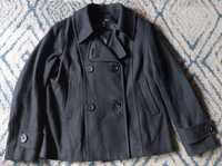 Płaszcz czarny H&M rozmiar 46