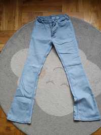 Spodnie jeansy flare dzwony H&M r.146